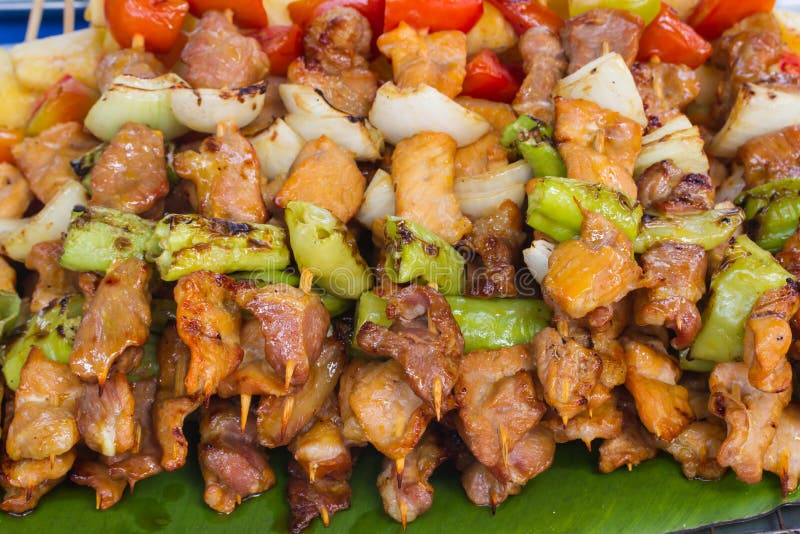 Barbecue del pollo fotografia stock