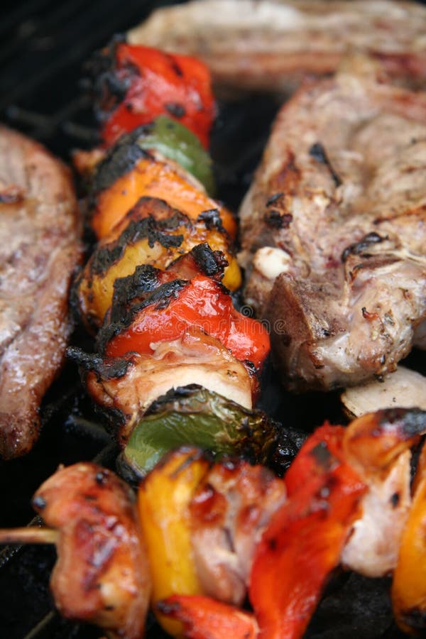 Barbecue di pollo fotografia stock libera da diritti