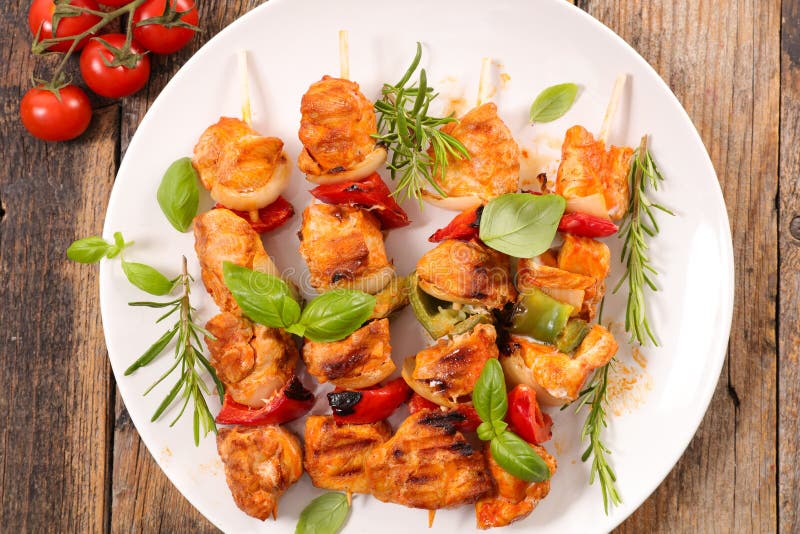 Barbecue del pollo fotografie stock