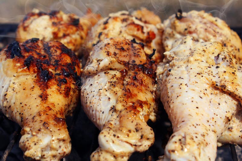 Barbecue del pollo immagini stock libere da diritti