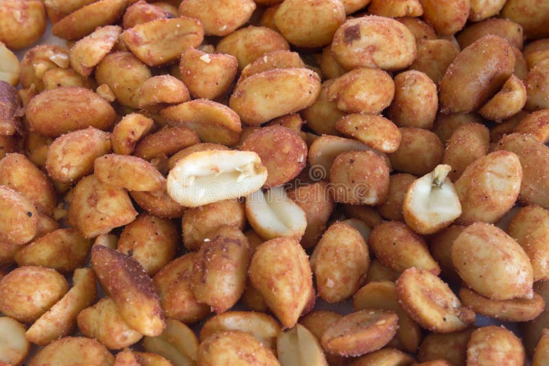 Barbecue flavored peanuts stock image. Image of nuts 73355791