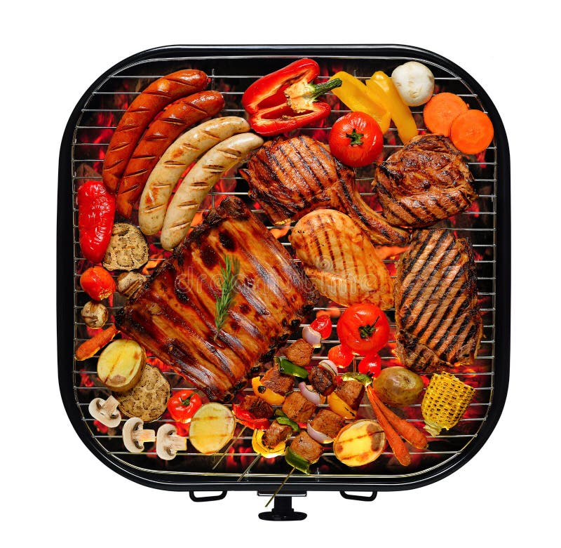 Barbecue on the grill stock photo. Image of grilling 64854696