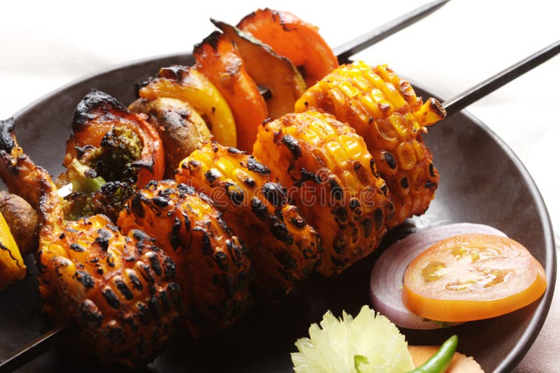 Barbecue Kebab Platter stock photo. Image of meat, kabob 38456668