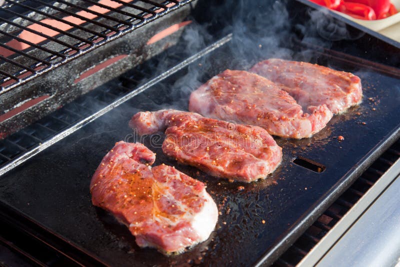 Barbecue stock photo. Image of greasy, chop, broil, calf 31565312