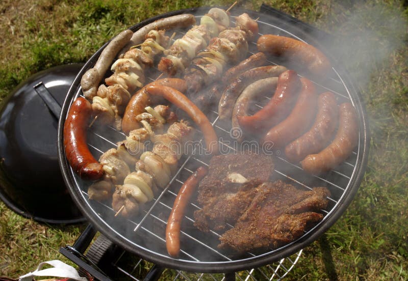 Barbecue meat variety stock photo. Image of meat, sausage 15290446