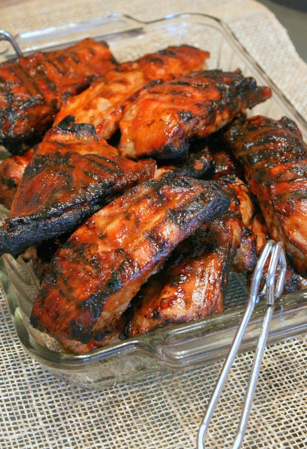 Barbecue Ribs for the Family Meals Stock Photo Image of grillmarks