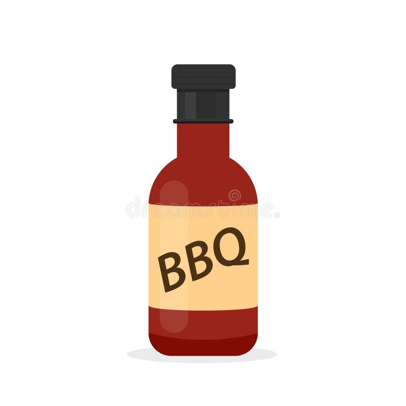Barbecue sauce bottle icon