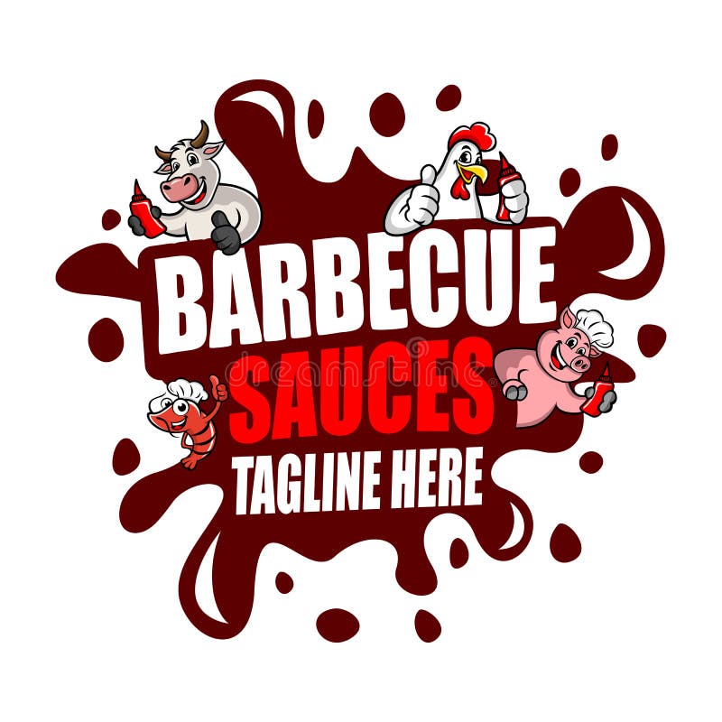 Barbecue and sauces logo