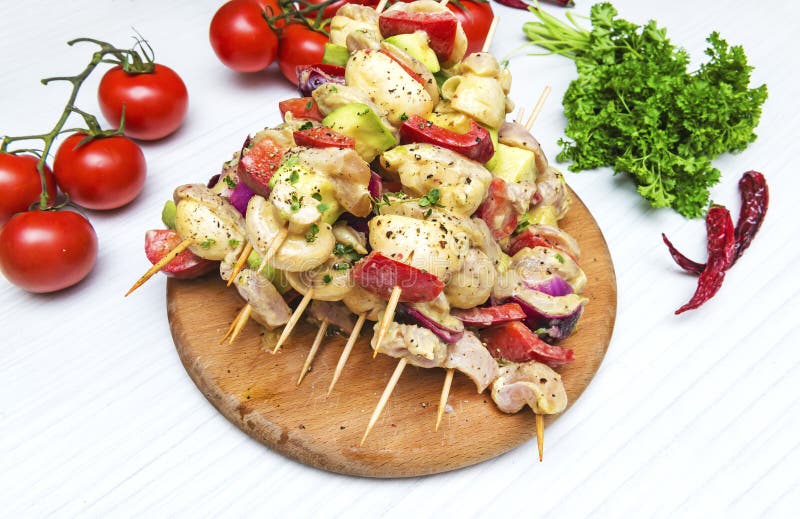 Barbecue sticks stock image. Image of kitchen, stick 11712735