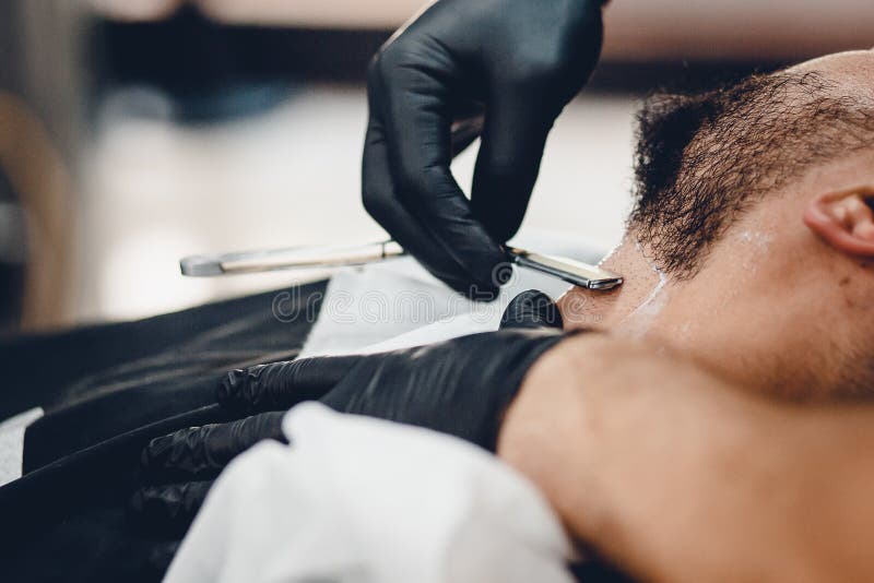 Barbeiro do conceito, importando-se imagens de stock royalty free