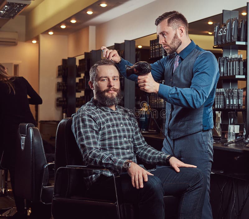 Moda salão de cabeleireiro secador de cabelo ferramentas de corte