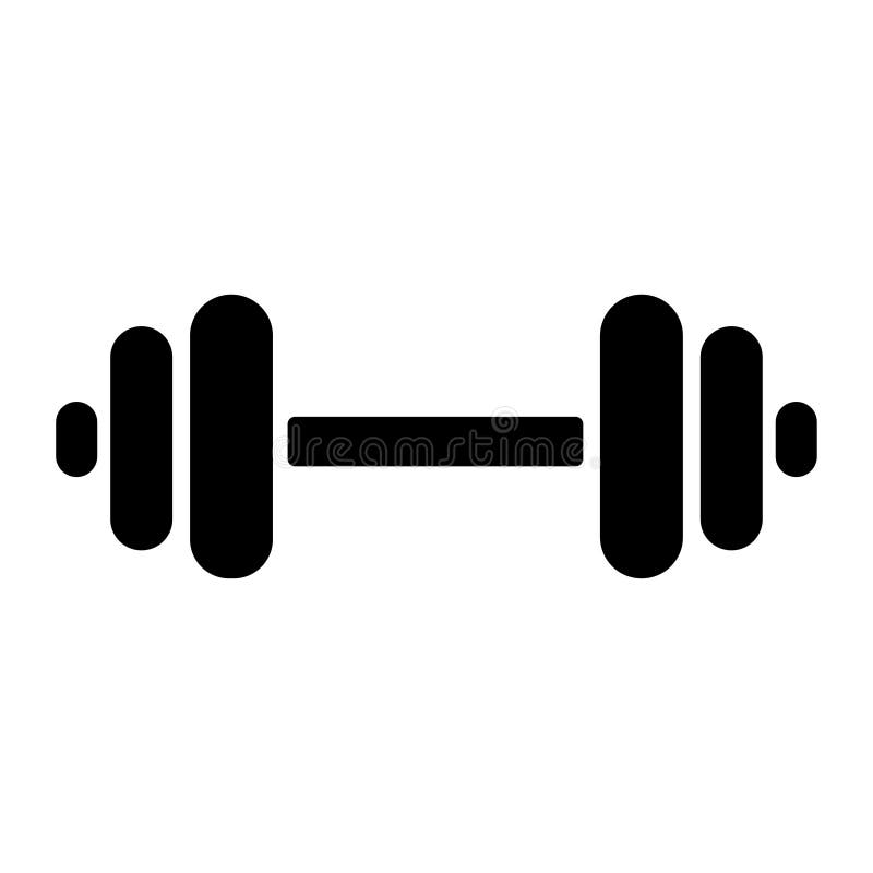 Barbell Icon Illustration Isolated Sign Symbol Stock Vector
