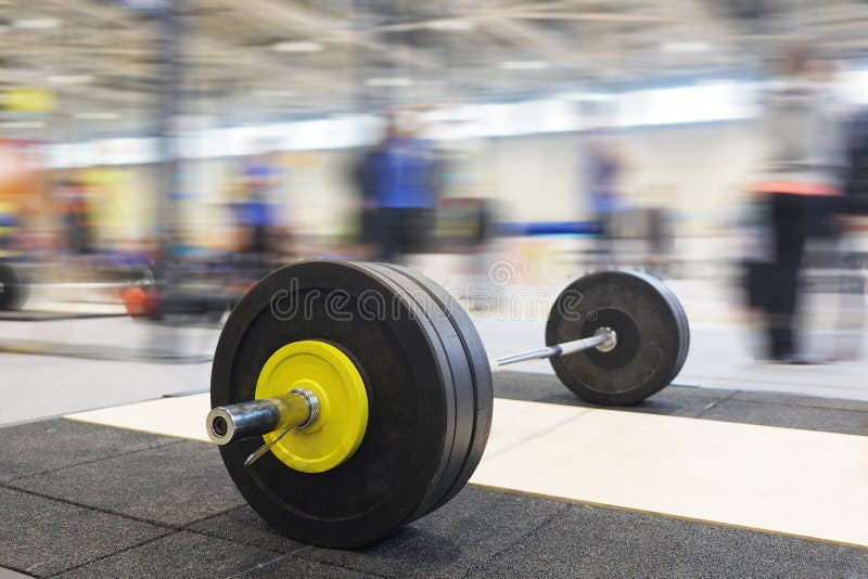 Barbell plates stock image. Image of equipment, white 52714147