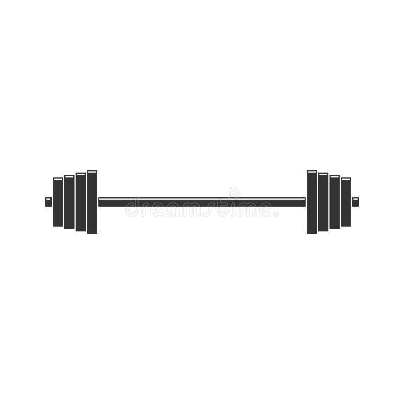 Barbell Vector Illustration Isolated on a White Background in EPS10 Stock Vector Illustration