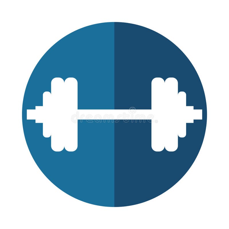 Barbell Weights Symbol Sport Stock Vector Illustration of barbell