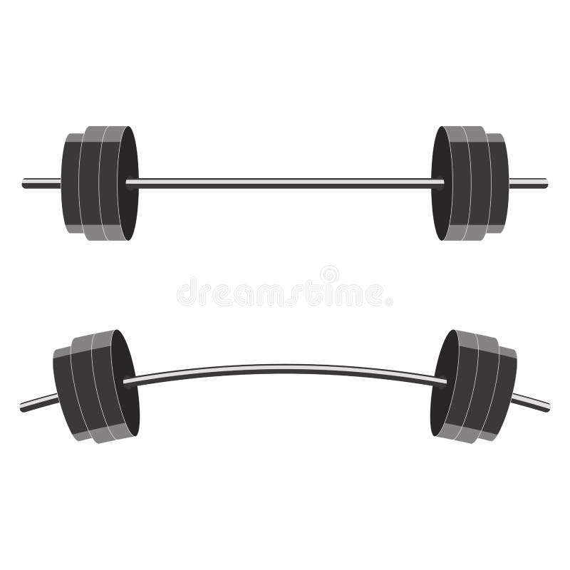 Bent Barbells Stock Illustrations 15 Bent Barbells Stock