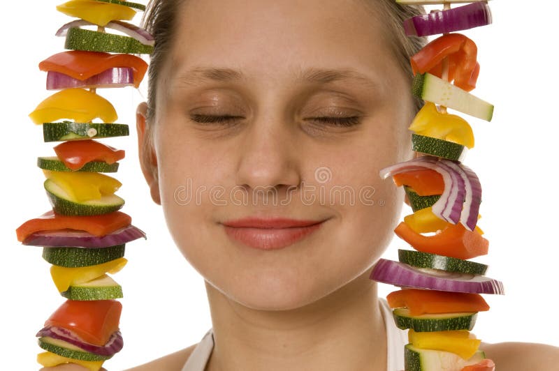 Barbeque stock photo. Image of light, dinner, juicy, girl 6988422