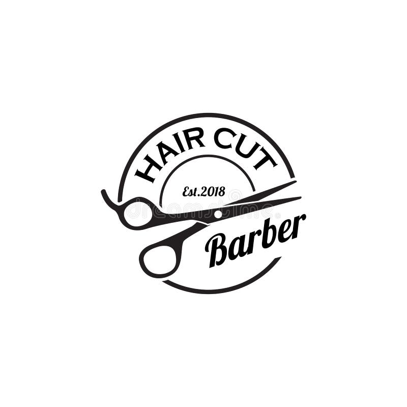 Barber Shop Design Logo PNG Vector (AI) Free Download