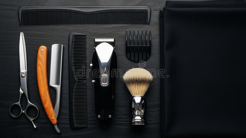 Professional barber tools