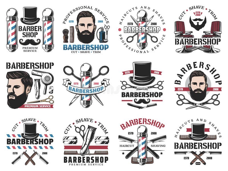 Premium Vector, Barber shop illustration. in 2023