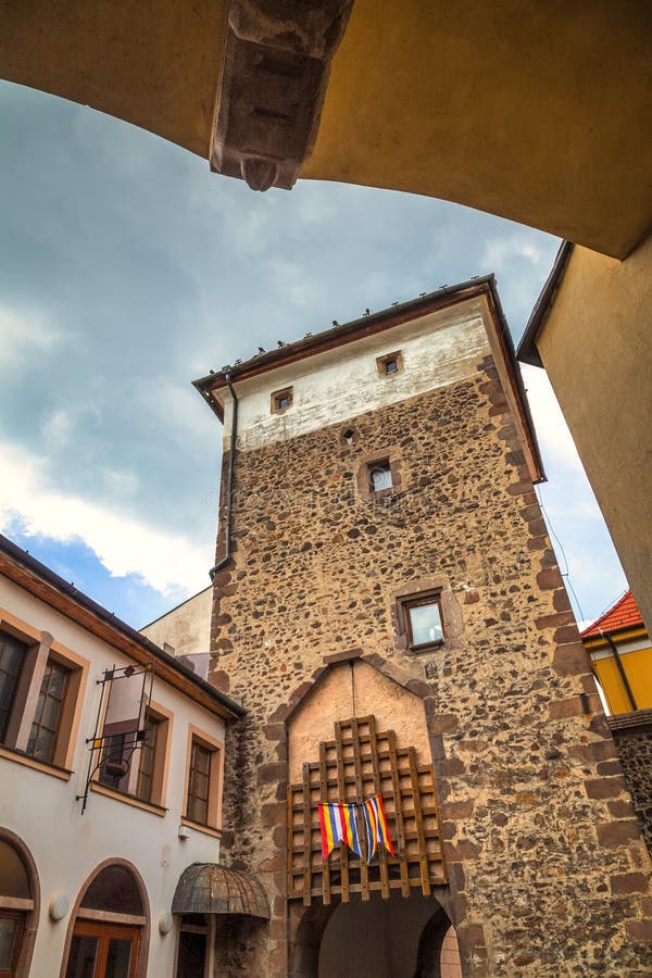 Barbican in Kremnica, important medieval mining town, Slovakia
