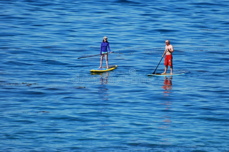Barbotez les pensionnaires outre du parc de Heisler, Laguna Beach, la Californie photos libres de droits Barbotez les pensionnaires outre du parc de Heisler, Laguna Beach, la Californie photos libres de droits