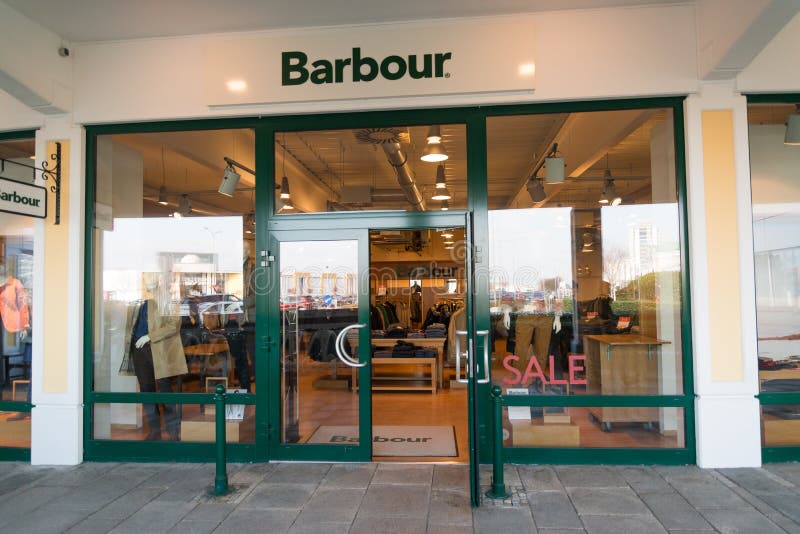 Barbour Sklep W Parndorf, Austria Zdjęcie Editorial ...