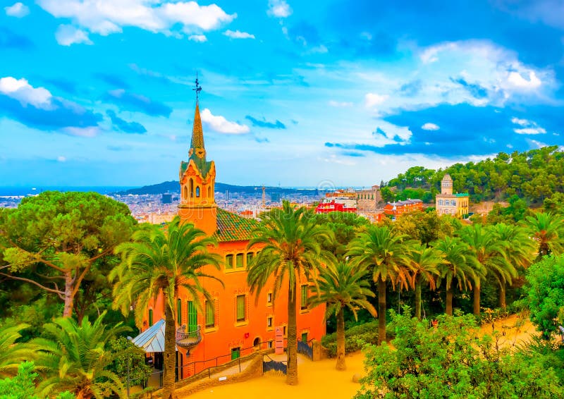 A Barcellona in Spagna immagini stock