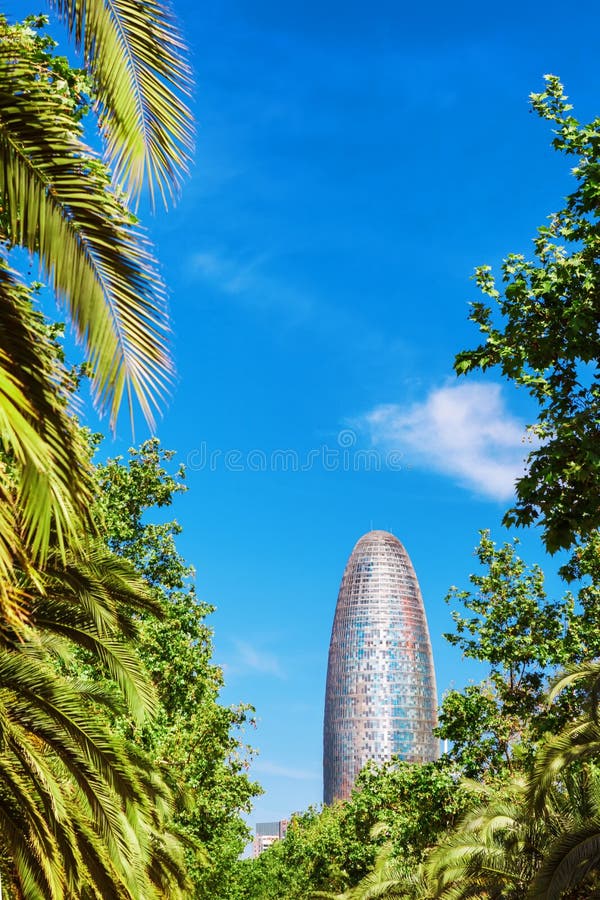 Barcelona - April,18: Torre Tower Agbar on Technological District Spain. The tower measures a total of 50693 square metres, of which 30000 are offices. Barcelona - April,18: Torre Tower Agbar on Technological District Spain. The tower measures a total of 50693 square metres, of which 30000 are offices.