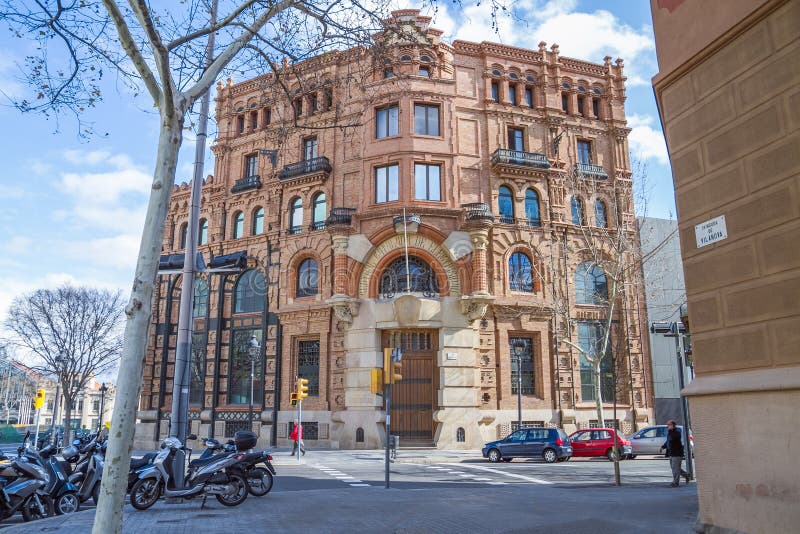 Barcelona centrum, Spanien royaltyfria foton Barcelona centrum, Spanien royaltyfria foton
