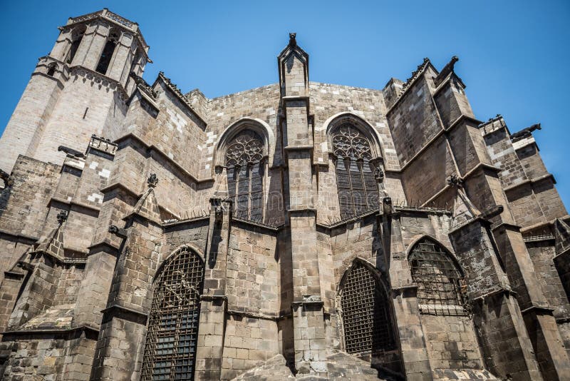 Barcelona domkyrka royaltyfria foton Barcelona domkyrka royaltyfria foton