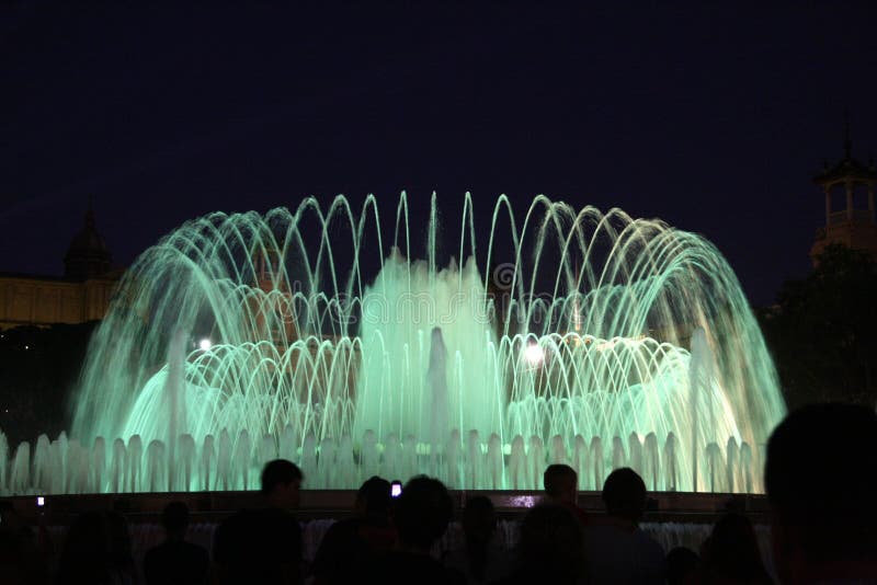 Barcelona fountain stock photo. Image of arts, colour 5915480