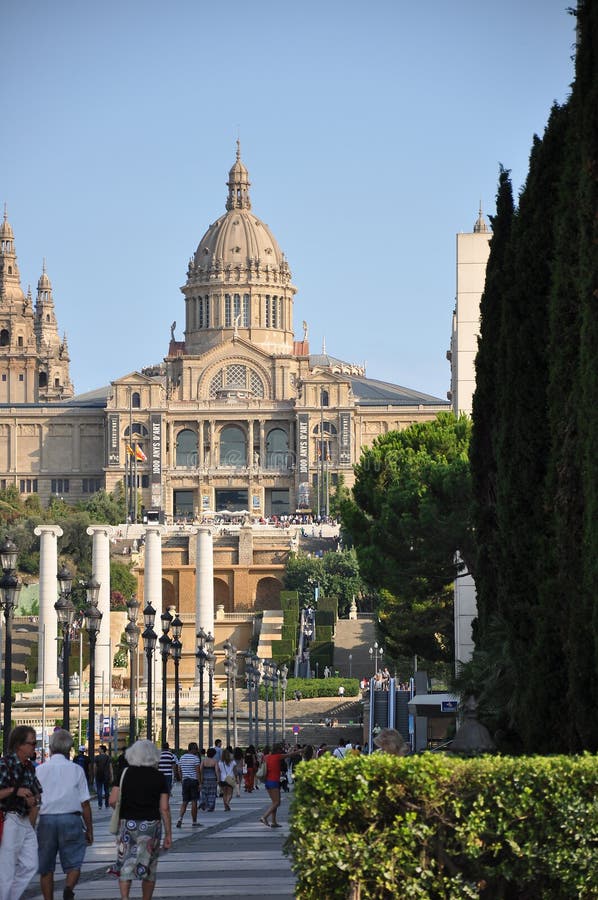 Barcelona gallery editorial stock photo. Image of building 58568283