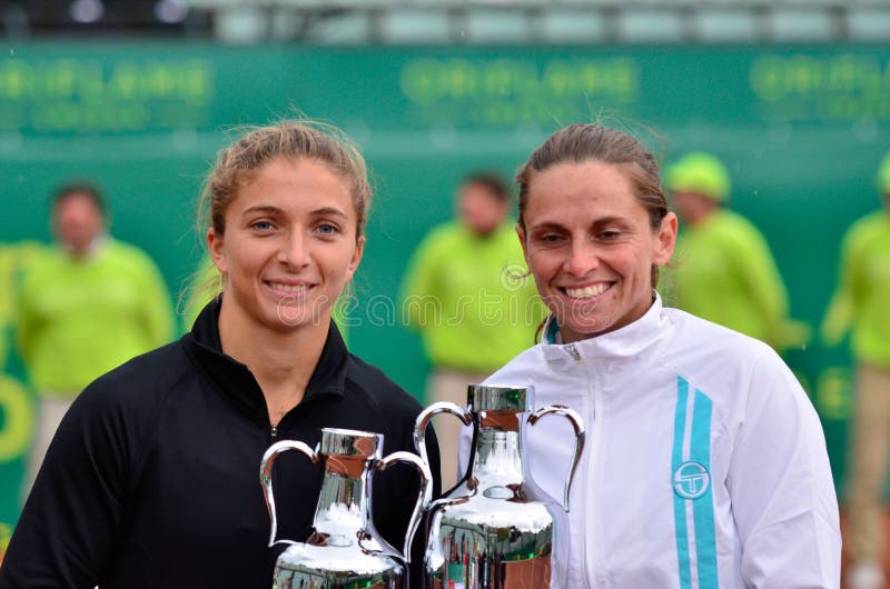 Barcelona Ladies Open 2012 Doubles Final Editorial Image Image of