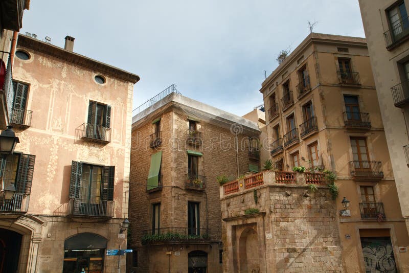 Download Barcelona Miasta Stara Część Obraz Stock - Obraz złożonej z barcelona, miastowy: 13330409