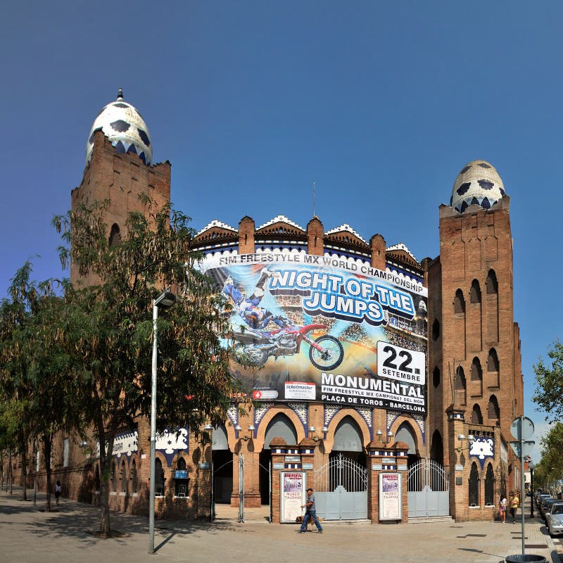 Barcelona - Plaza de Toros Monumental royalty free stock images