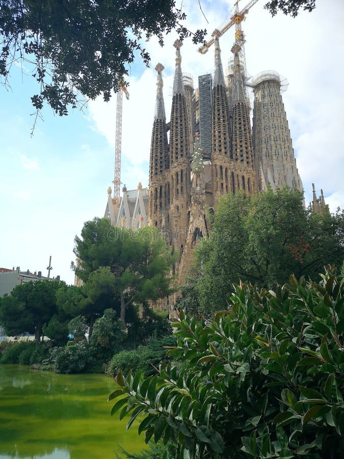 Barcelona, Sagrada Familia editorial image. Image of traveling - 24078820