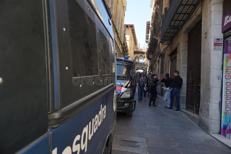 BARCELONA, SPAIN Mar 15, 2019 Climate Change Manifestation Editorial