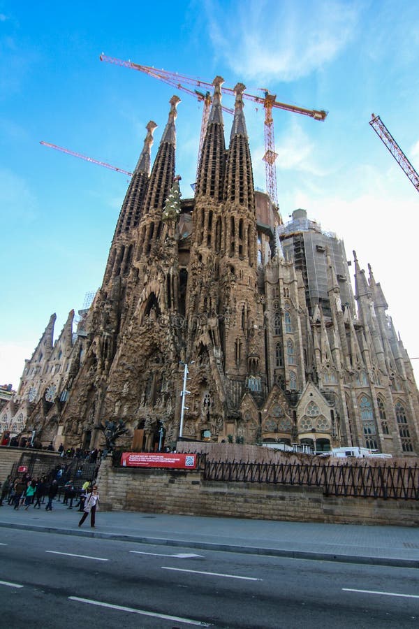 Sagrada Familia, Barcelona Spain Editorial Image - Image of espana ...