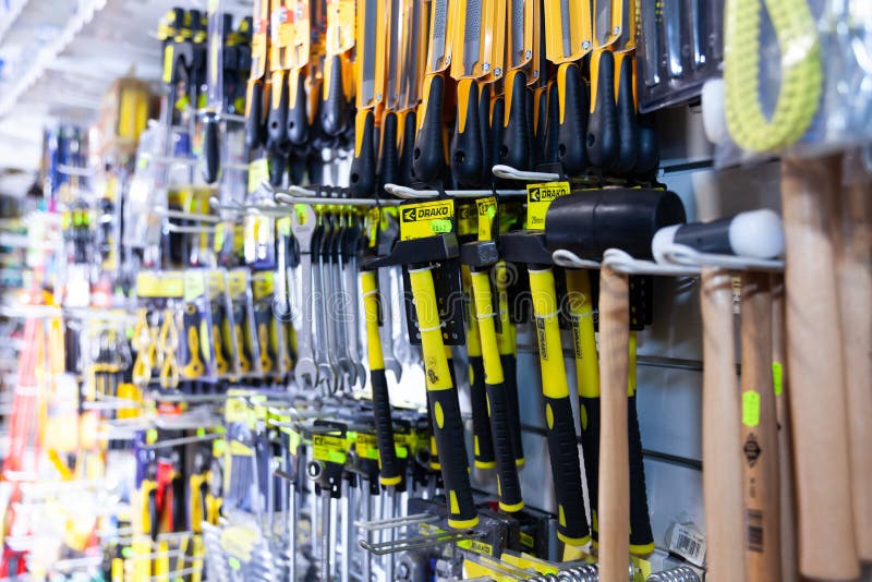 Display of Hand Tools for Repairing Editorial Stock Photo Image of