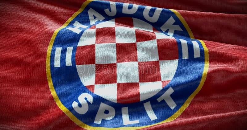HNK Hajduk Split Logo editorial image. Illustration of teams