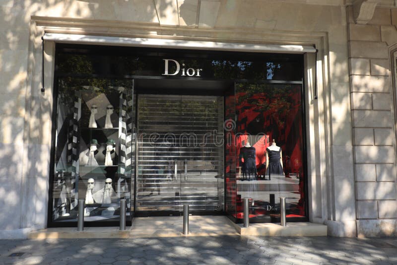 Barcelona, Spain - September 29th, 2019: Dior Store Editorial Photo ...