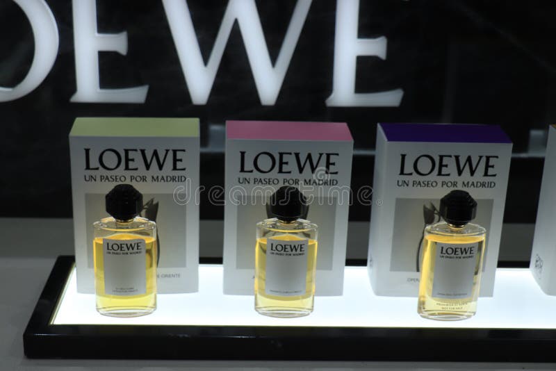 Barcelona, Spain - september 30th, 2019: Loewe perfume