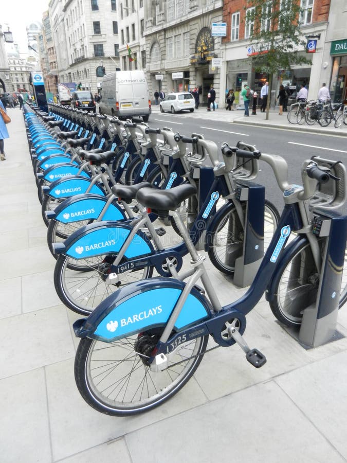 Barclays Fahrräder stockfoto Barclays Fahrräder stockfoto