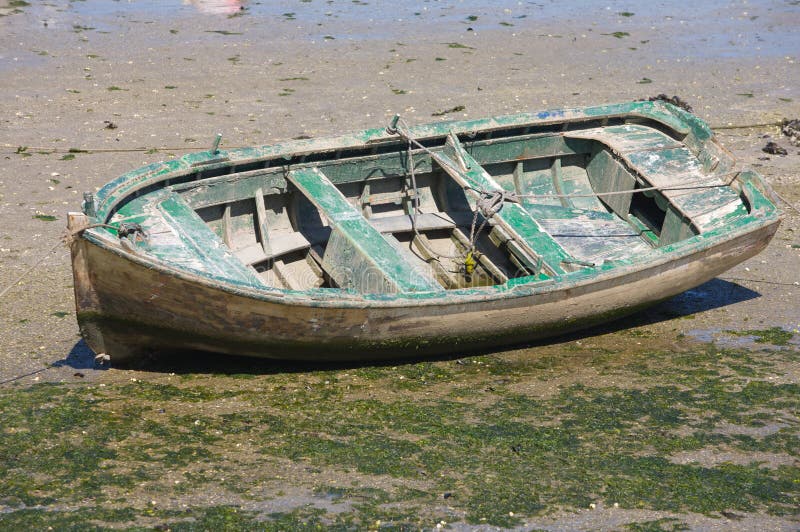 Barco abandonado imágenes de archivo libres de regalías Barco abandonado imágenes de archivo libres de regalías
