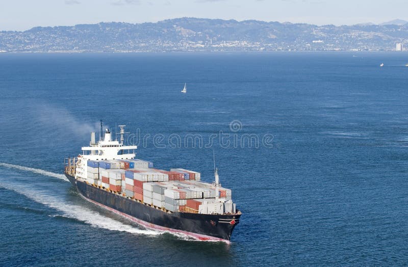 Barco de carga em San Francisco