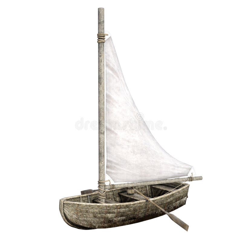 Barco de navigação ilustração stock Barco de navigação ilustração stock