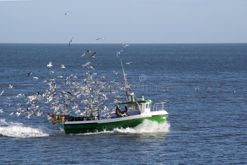 Barco de pesca imagens de stock Barco de pesca imagens de stock