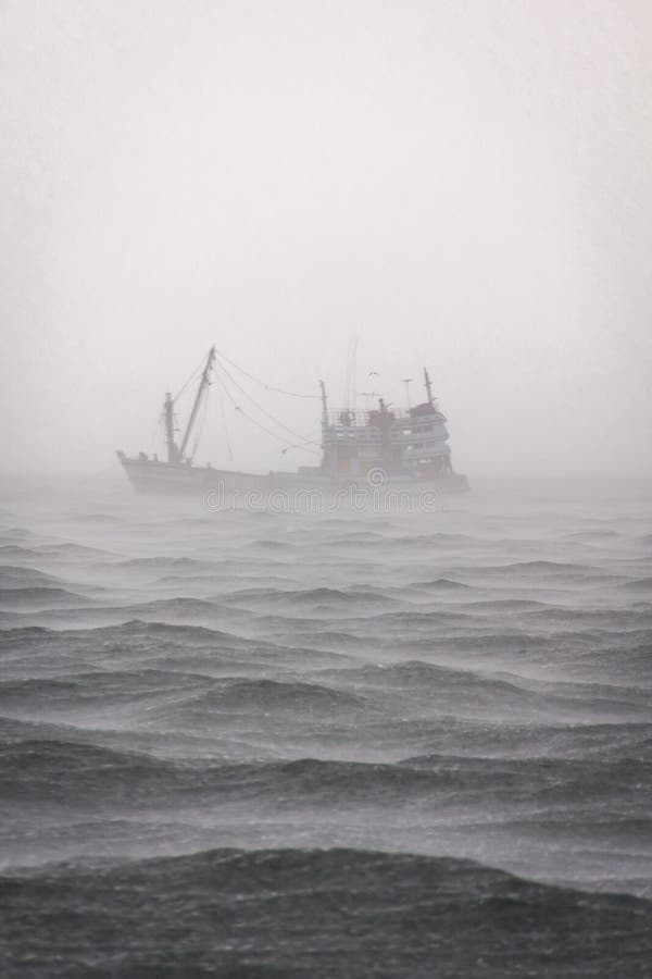 Barco de pesca fotografia de stock