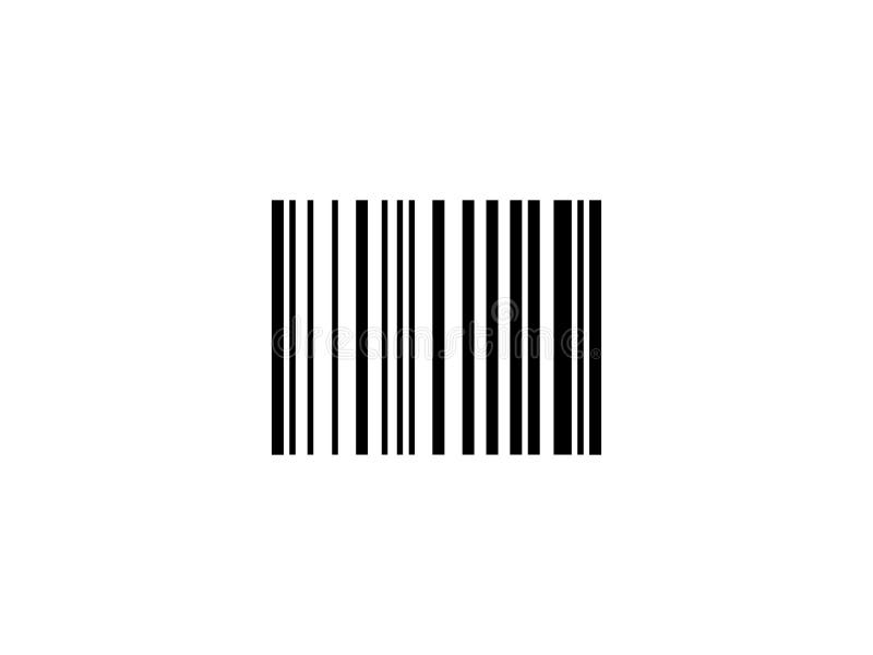 Barcode, code icon. Vector illustration, flat design royalty free illustration